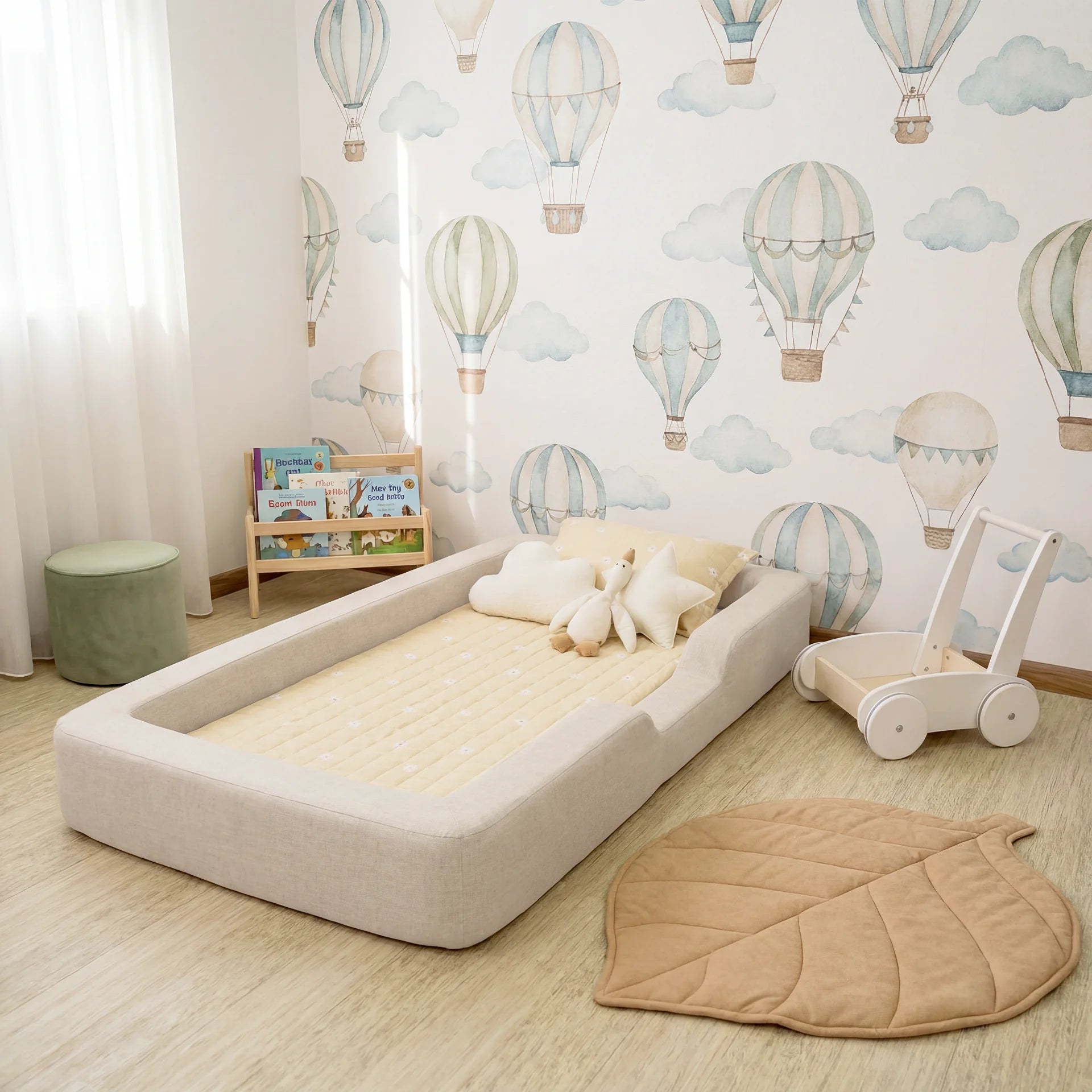 Cama Montessoriana Light - Linho | Little Duck