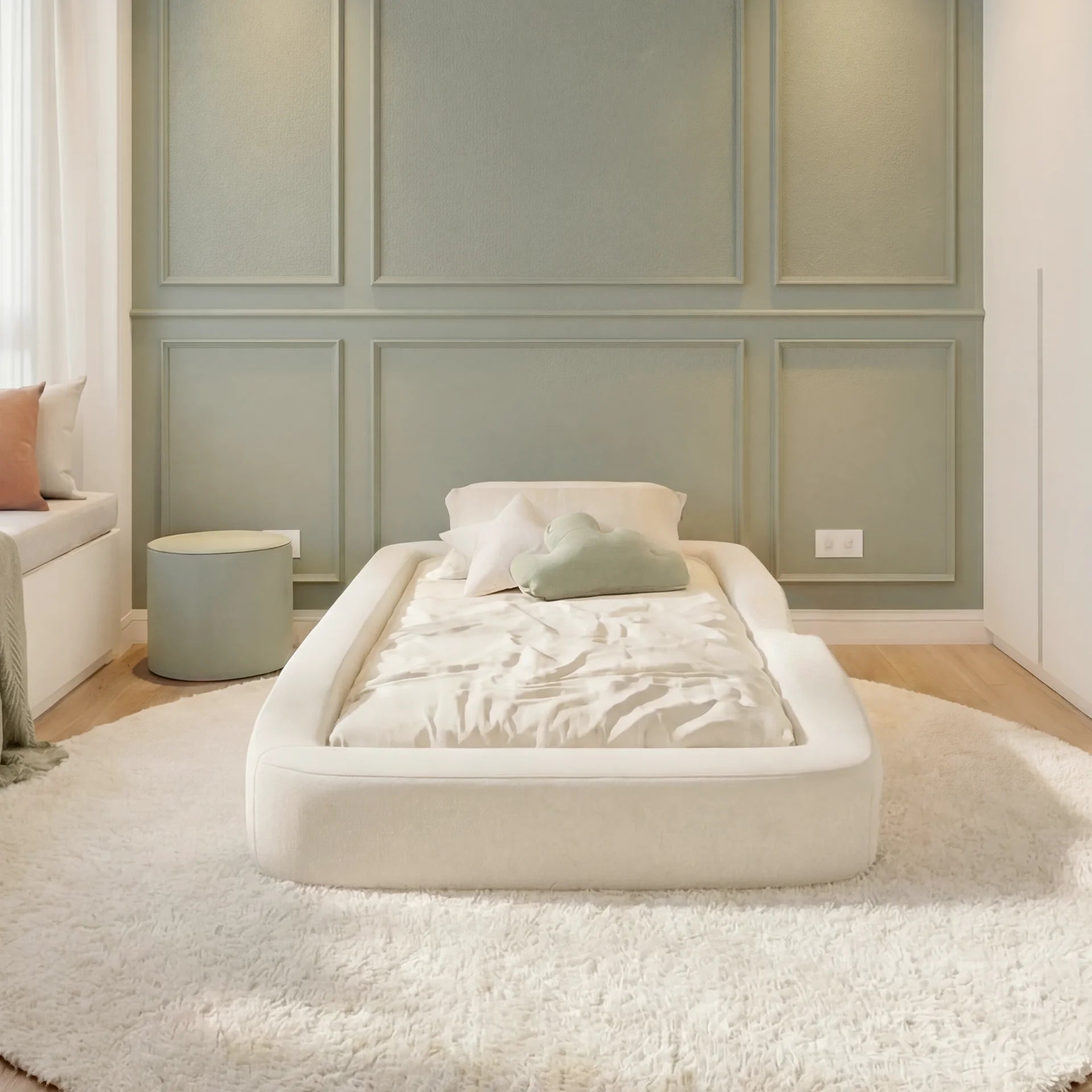 Cama Montessoriana Light - Linho | Little Duck