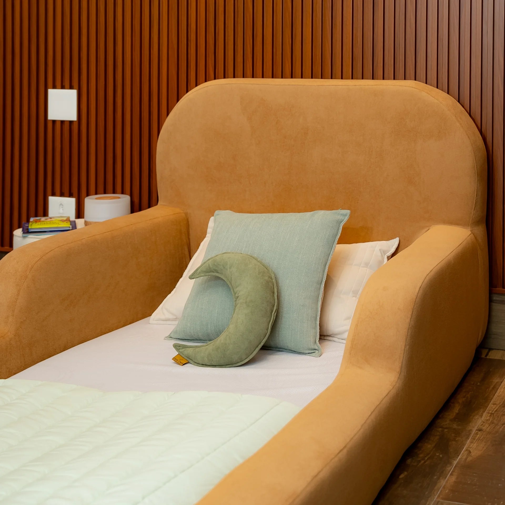 Cama Montessoriana Solteiro - Mostarda | Little Duck