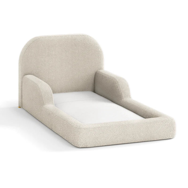 Cama Montessoriana Solteiro com Colchão + Brinde Tapete Gingko e Almofada Nuvem