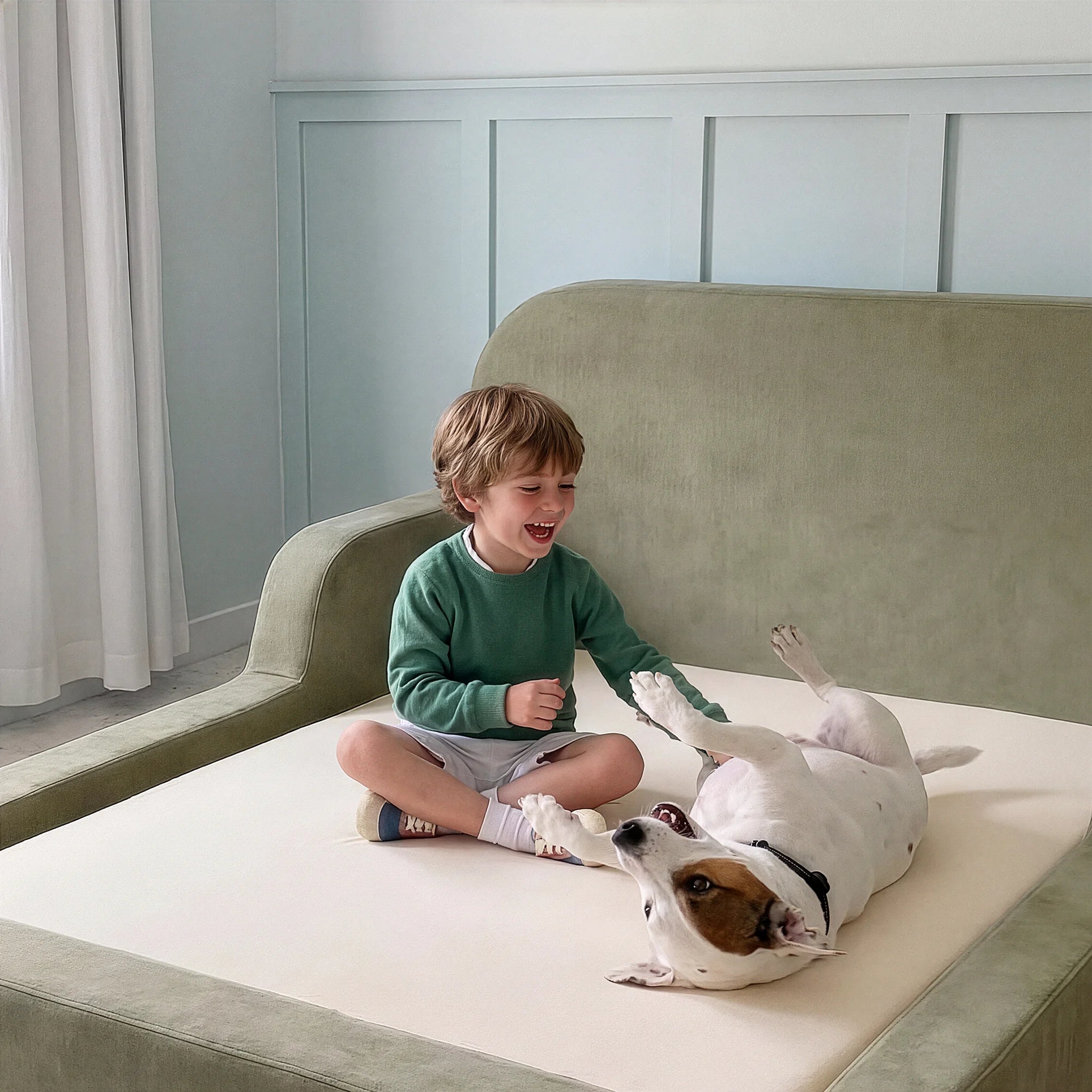 Cama Montessoriana Casal - Verde | Little Duck