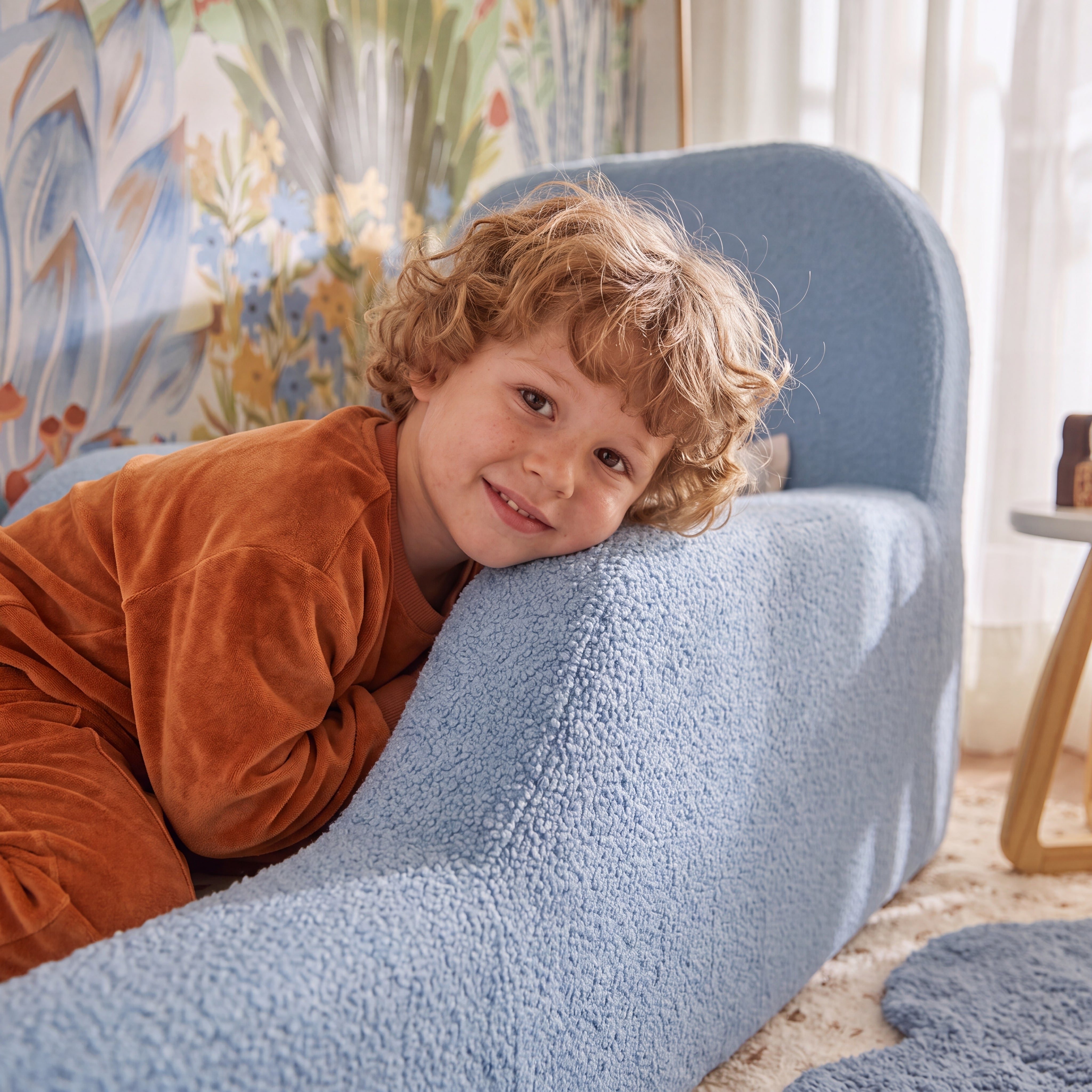 Cama Montessoriana Viuva - Azul Claro