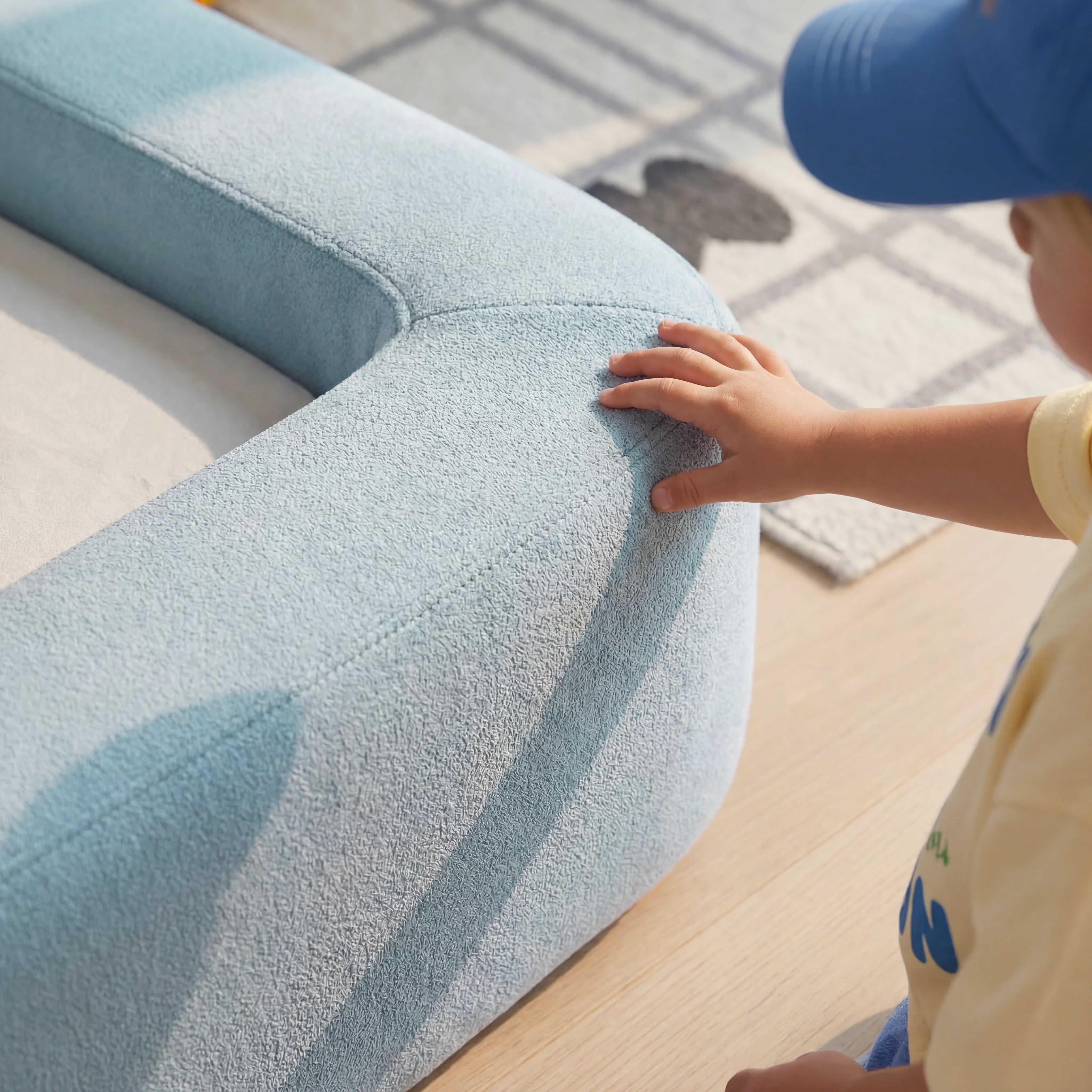 Cama Montessoriana Casal - Azul claro | Little Duck