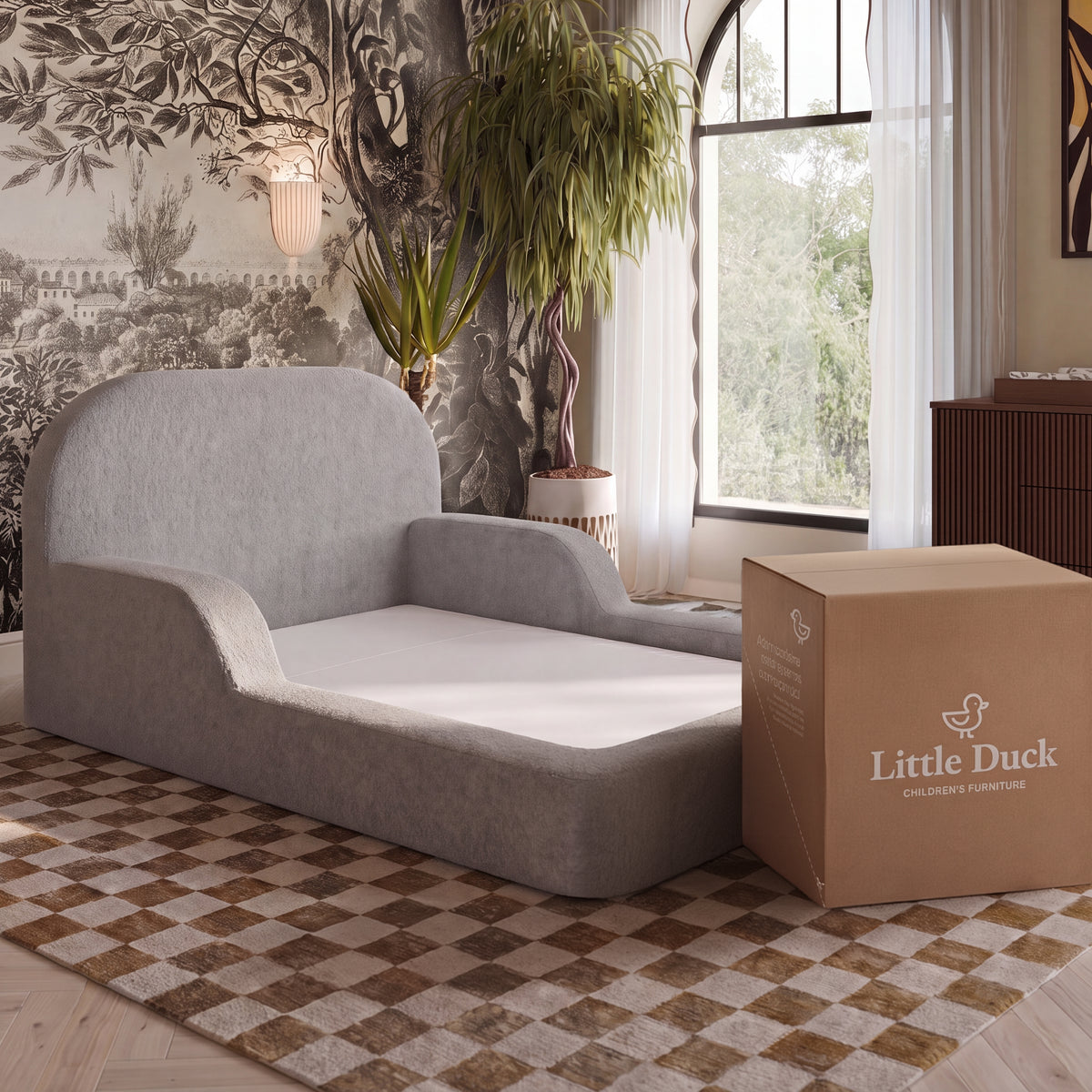 Cama Montessoriana Viuva - Cinza