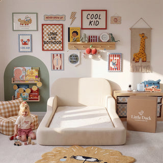 Cama Montessoriana Casal - Linho | Little Duck
