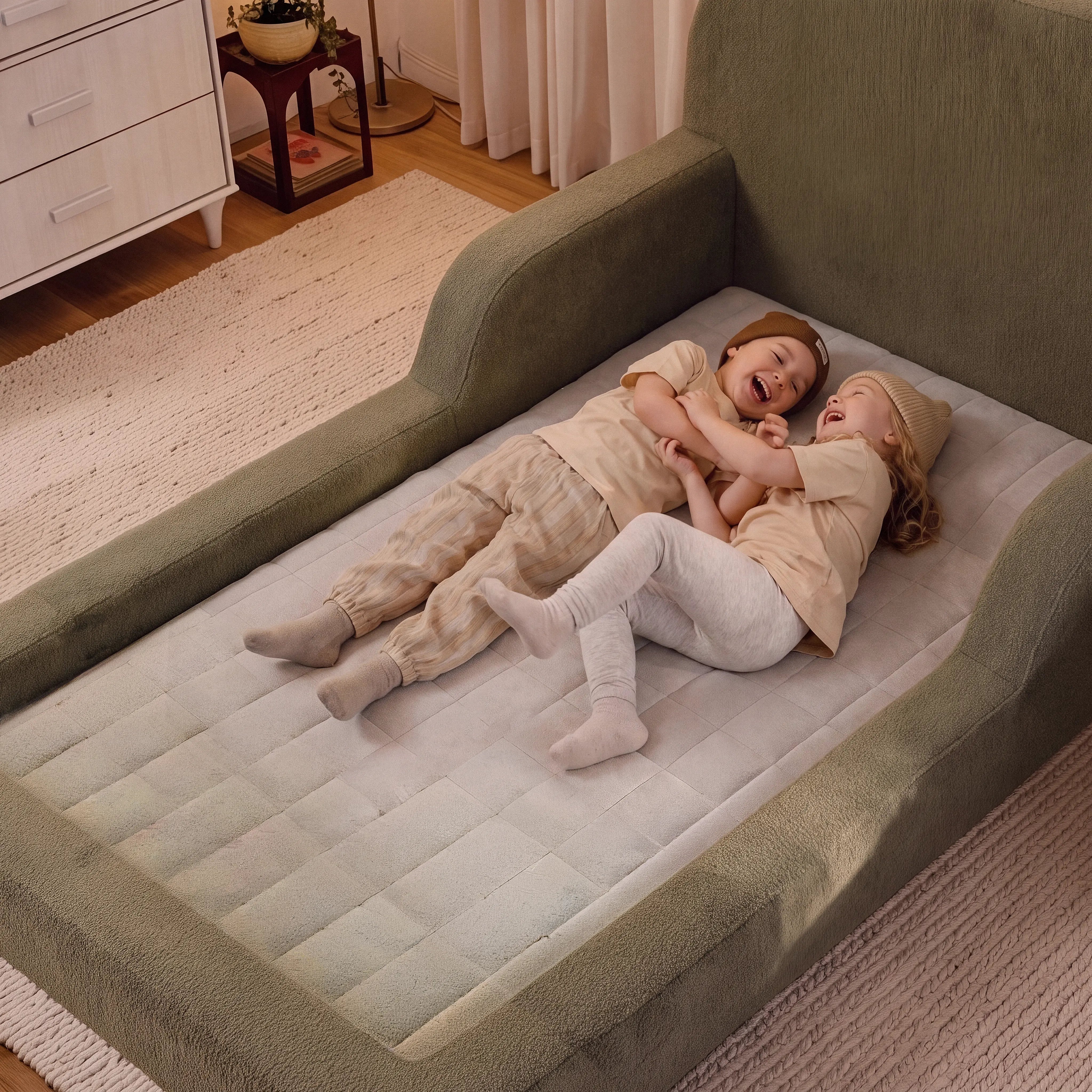 Cama Montessoriana Solteiro - Verde | Little Duck