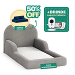 Cama montessoriana Solteiro + Sofá de Brincar 50% OFF + Brinde Baba Eletrônica | Little Duck