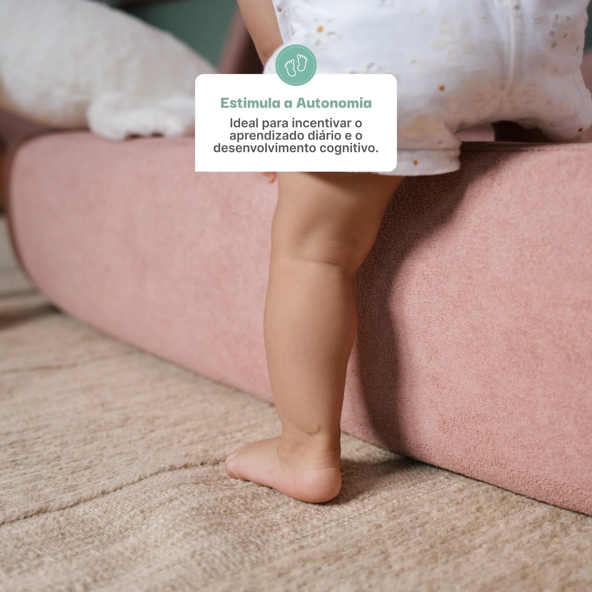 Cama Montessoriana Solteiro - Rosa | Little Duck