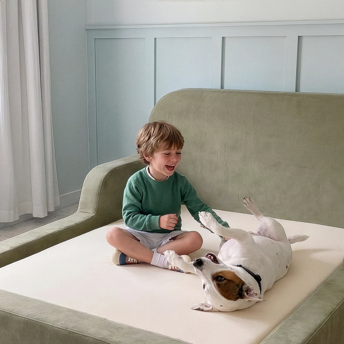 Cama Montessoriana Casal - Verde | Little Duck