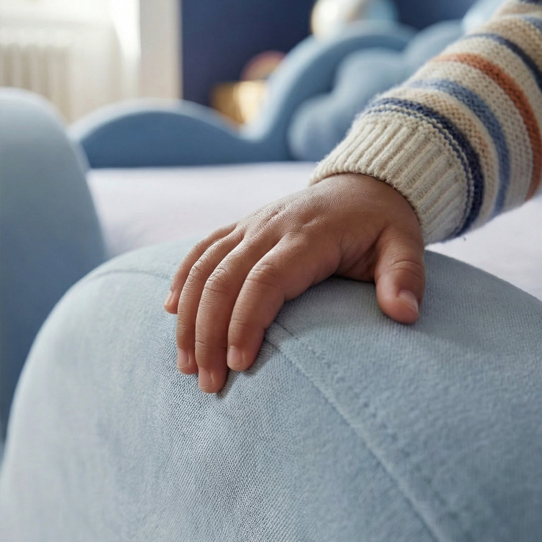 Cama Montessoriana Nuvem - Azul Claro | Little Duck