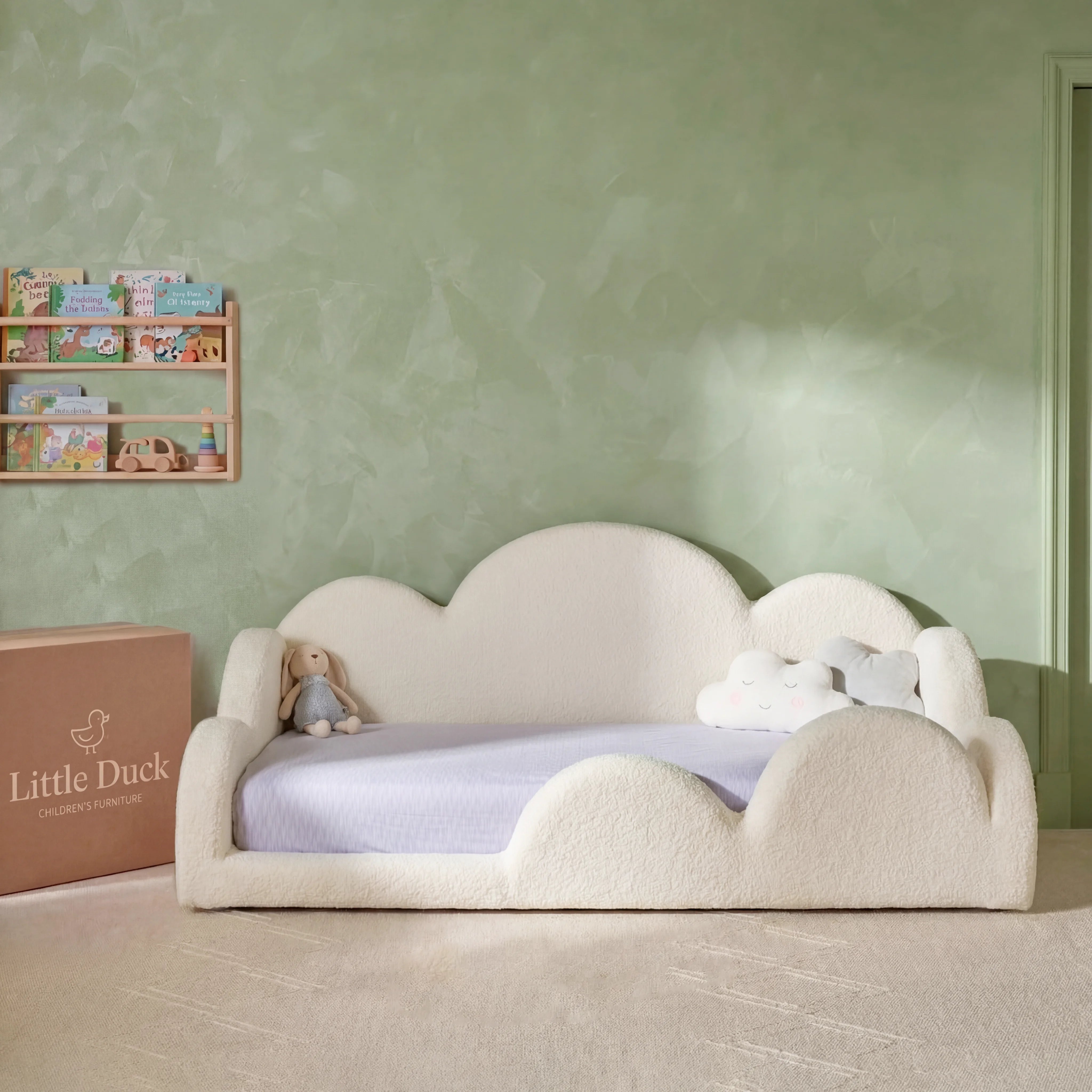 Cama Montessoriana Nuvem - Branco | Little Duck