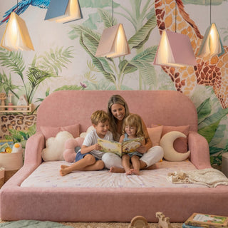 Cama Montessoriana Casal - Rosa Claro | Little Duck