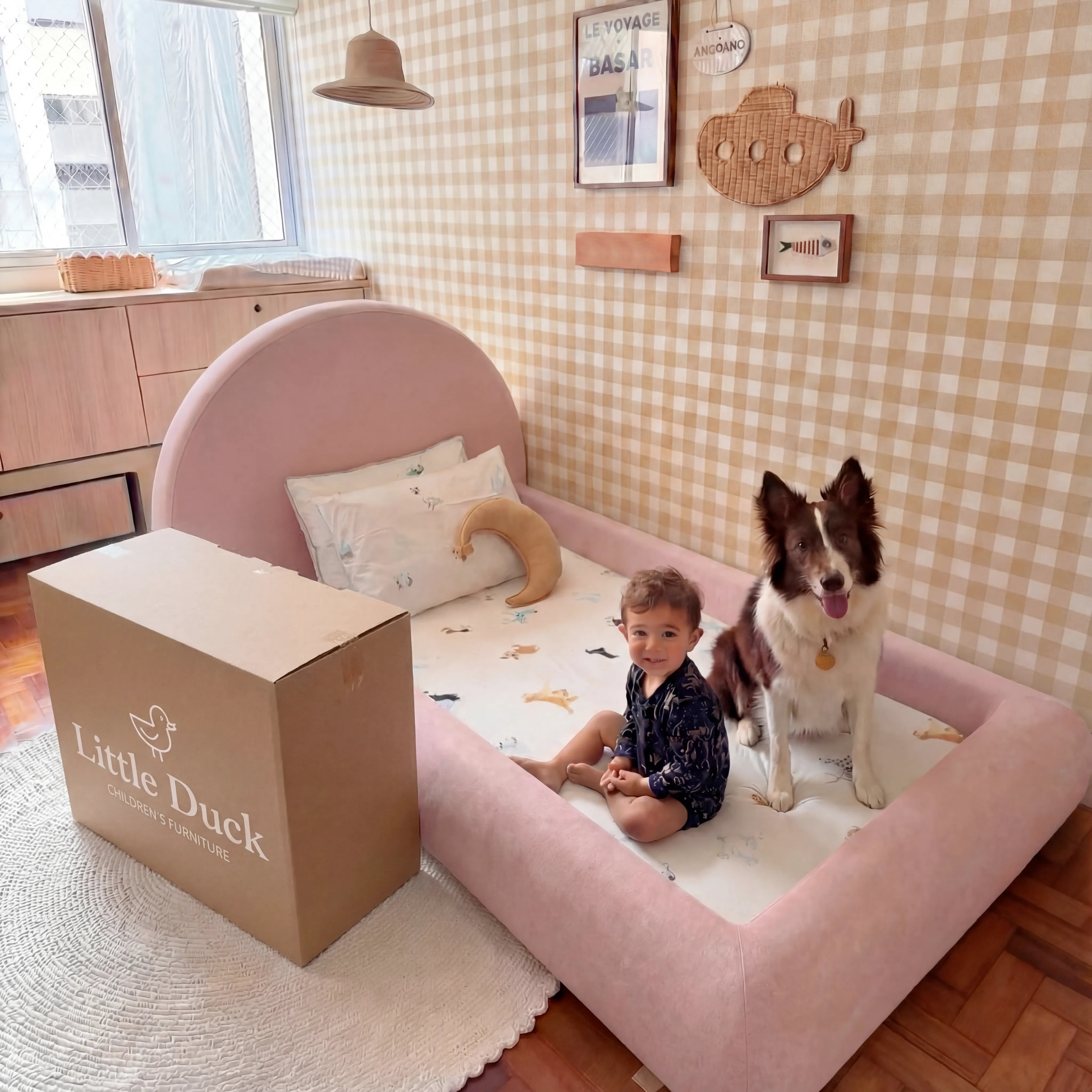 Cama Montessoriana Sol - Rosa | Little Duck