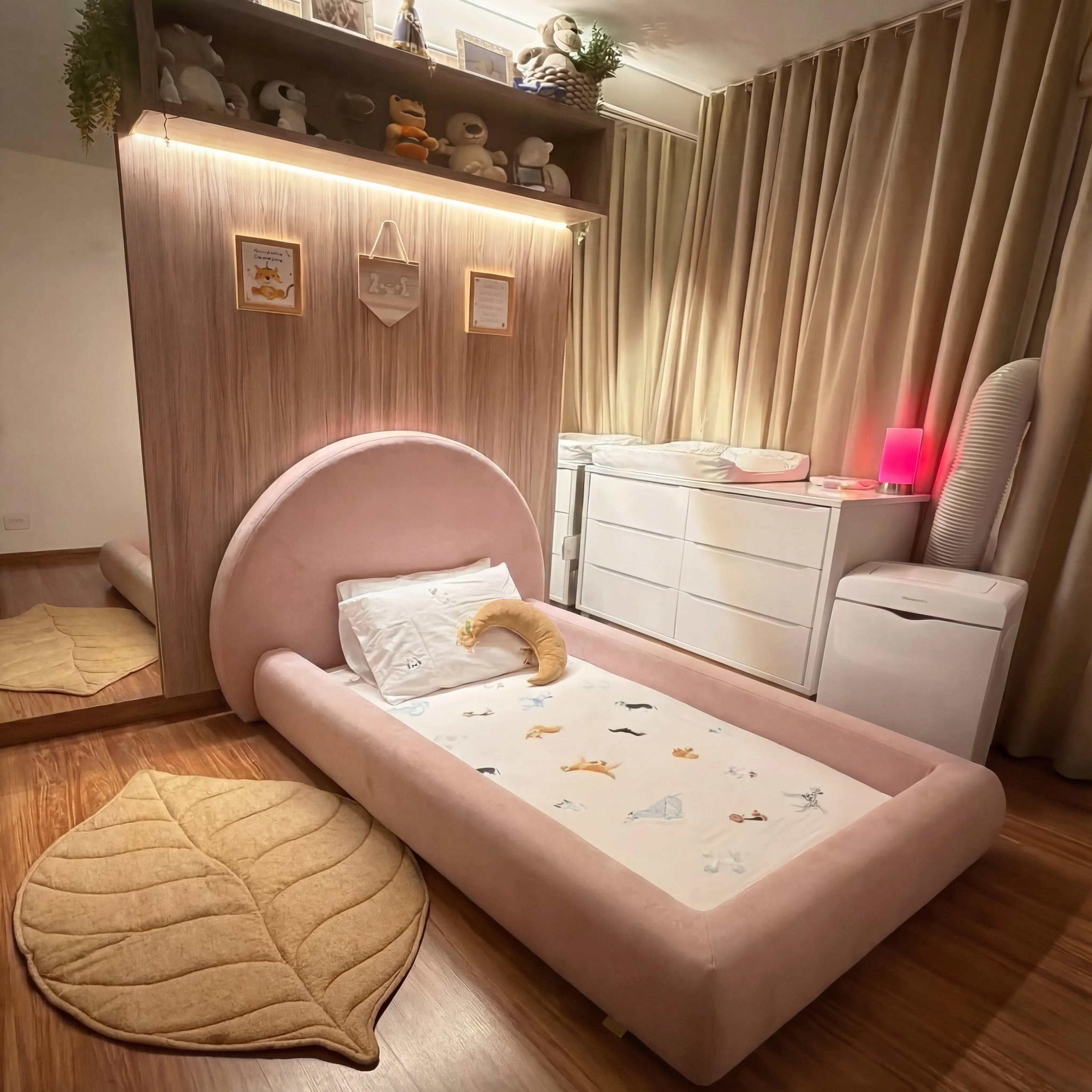 Cama Montessoriana Sol - Rosa | Little Duck