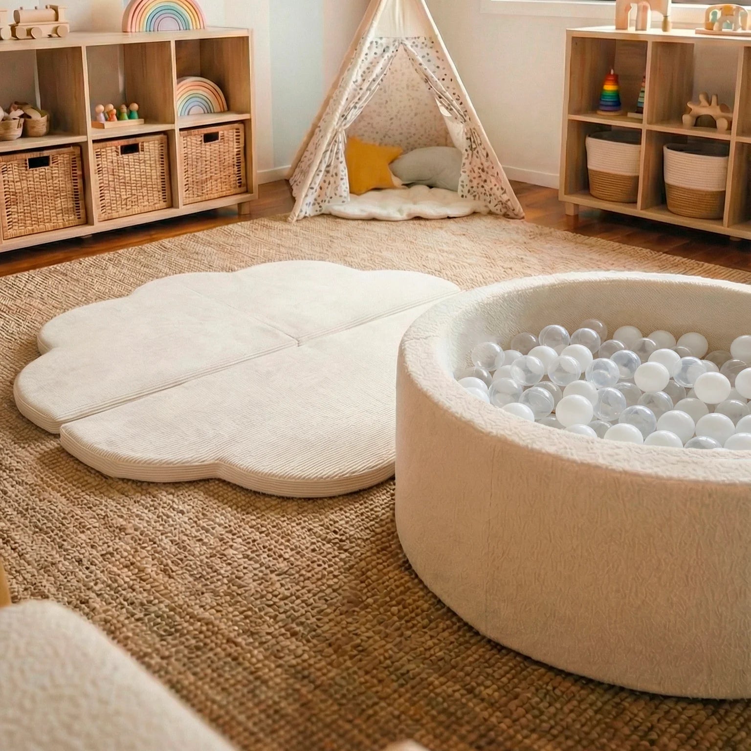 Kit Crescer - FlowerPad Tatame + Pool Kids