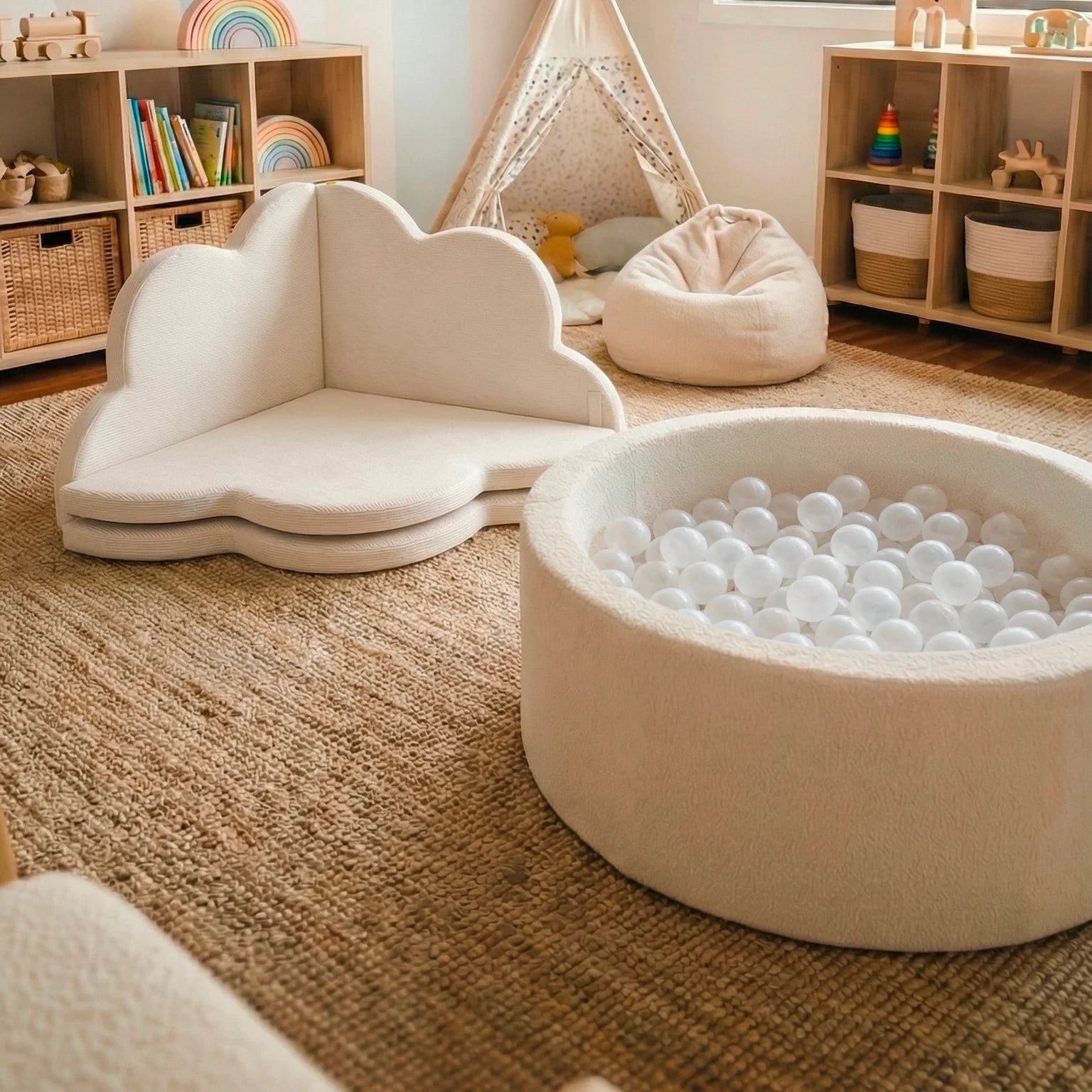 Kit Crescer - FlowerPad Tatame + Pool Kids