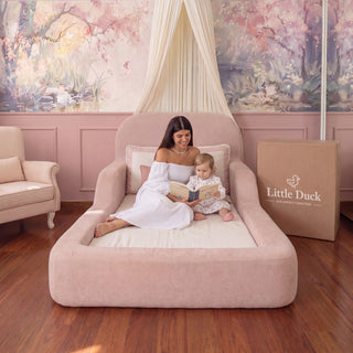Cama Montessoriana Solteiro - Rosa Claro | Little Duck