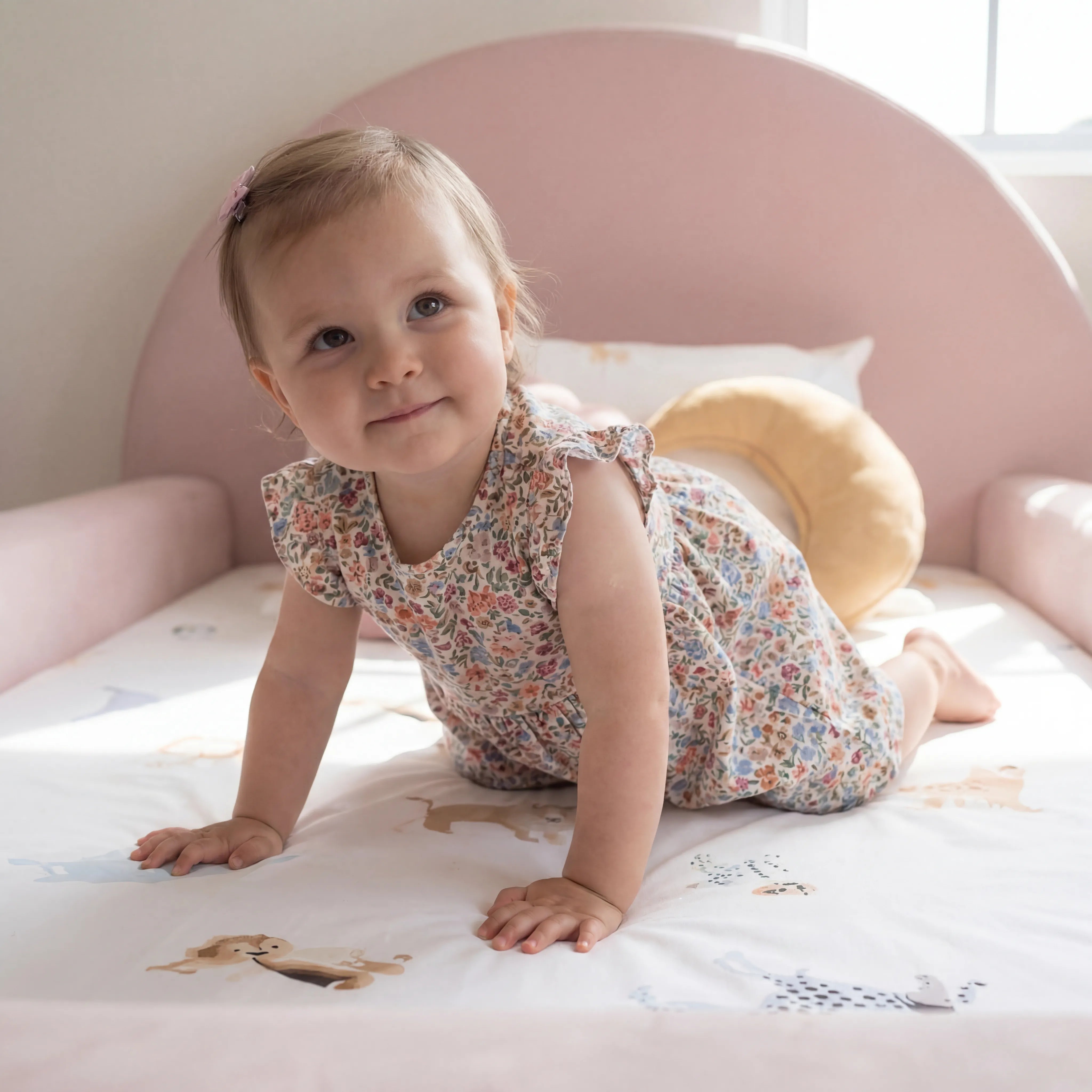 Cama Montessoriana Sol - Rosa | Little Duck