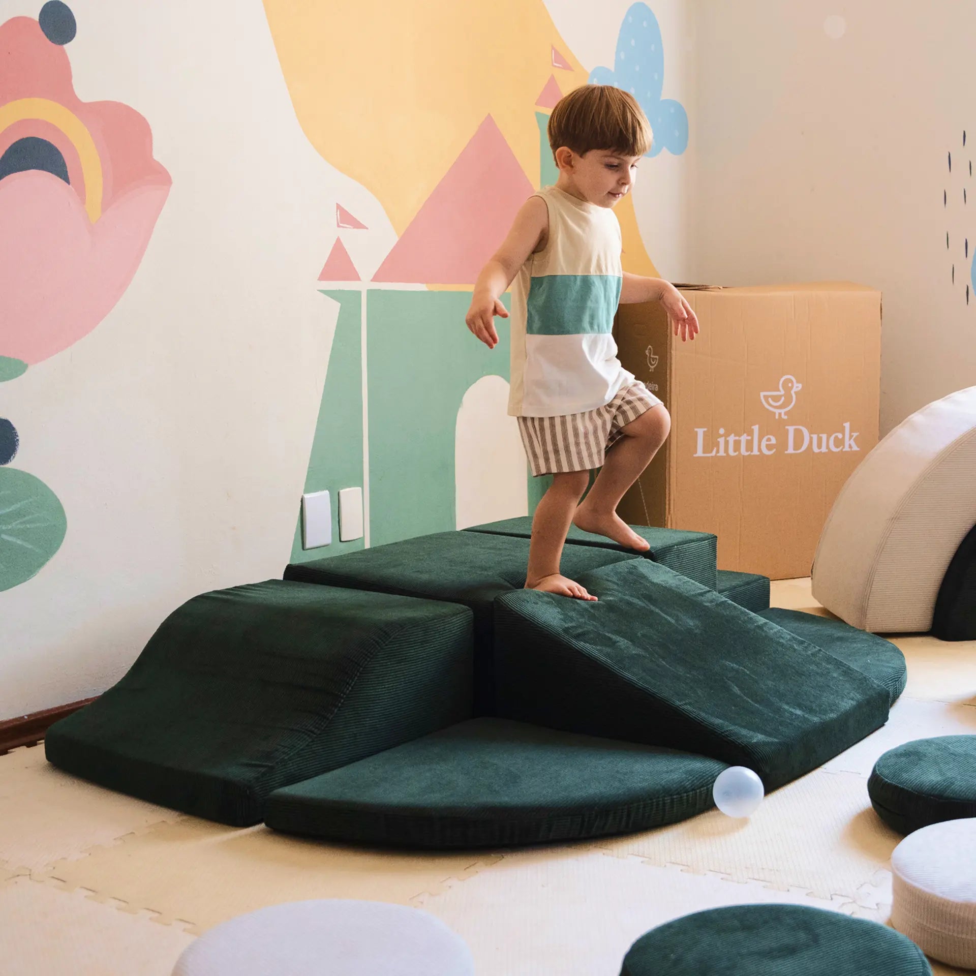 Play Baby 4 Módulos - Verde | Little Duck
