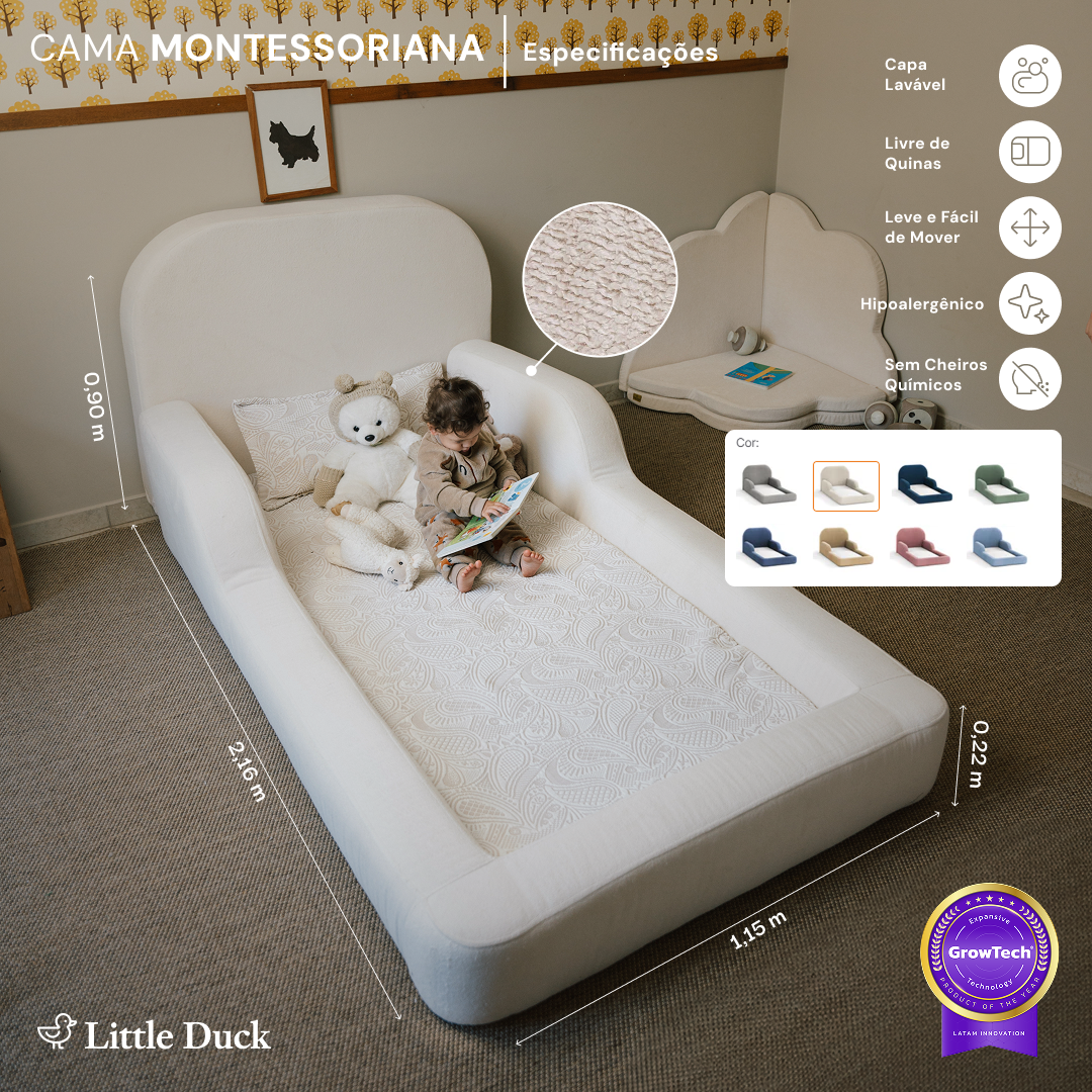 Kit 2 Camas Montessoriana Solteiro
